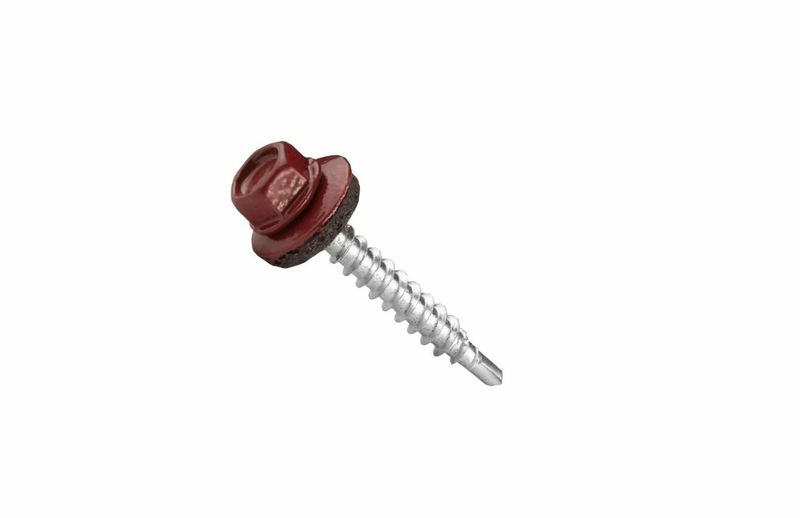 Саморез ШГК 4,8*35 RAL 3011 (коричнево-красный)