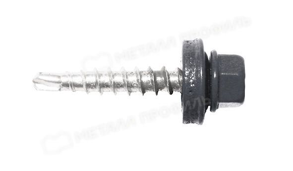 Саморез ШГК 4,8*28 RAL 7024 (серый графит)