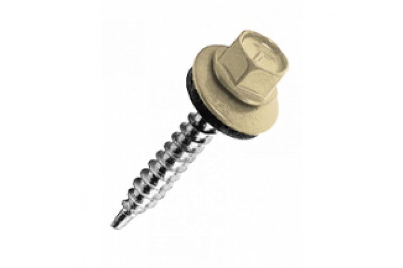 Саморез ШГК 4,8*28 RAL 1014 (крем)