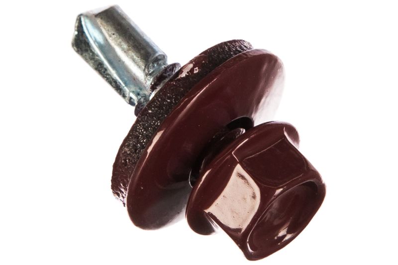Саморез ШГК 5,5*19 RAL 3005 (бордо)