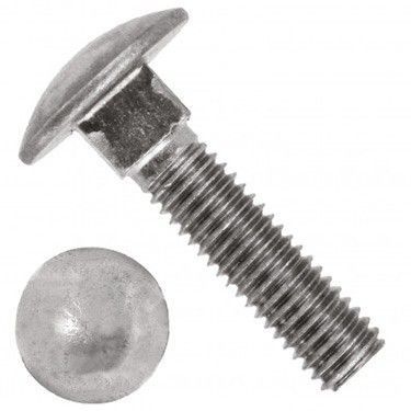 Болт DIN 603 мебельный М8x120 конт.