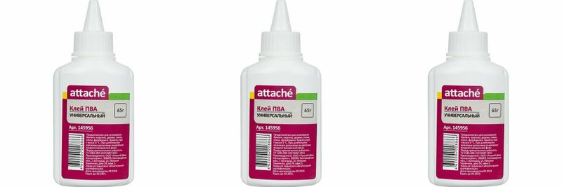 Клей ПВА 65г, Attache