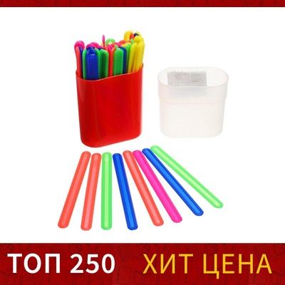 Счетные палочки 50шт в пенале микс Calligrata