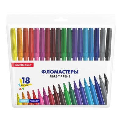 Фломастеры ErichKrause Basic 18цв