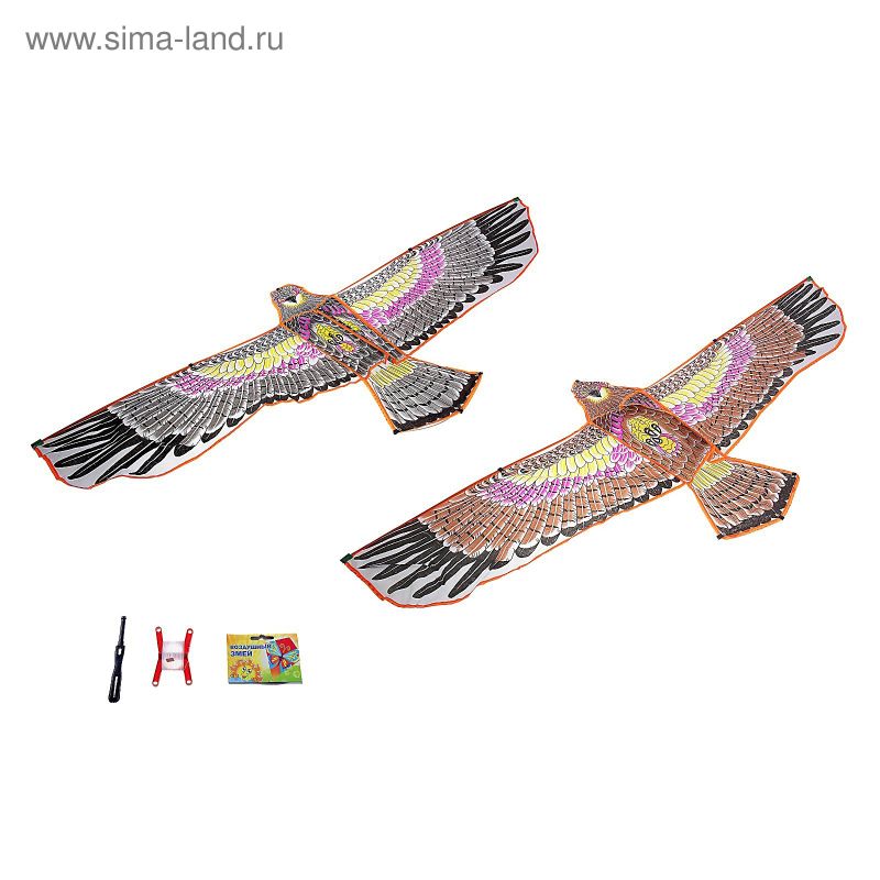 Воздушный змей "Орел в полете", с леской МИКС