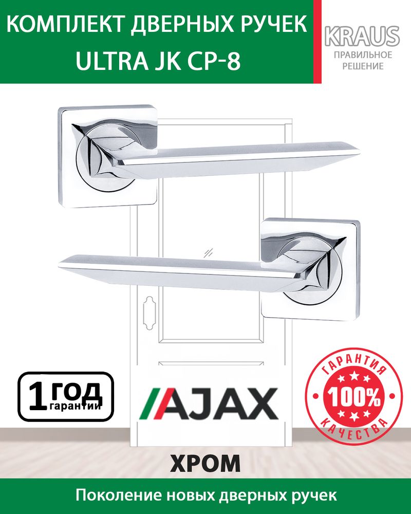 Ручка ULTRA JK CР-8 хром