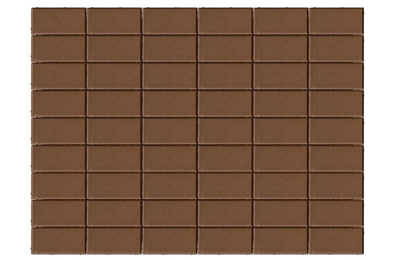 Плитка BRAER Престиж "Брусчатка" КОРИЧН (10*20*4) (972шт/п) 