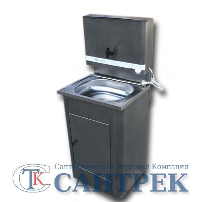Умывальник "Дачный" без ЭВН 20л, мойка нерж. медь