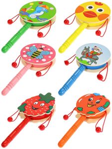 Музыкальная игрушка "Колотушка" с бусинками, в ассорт.