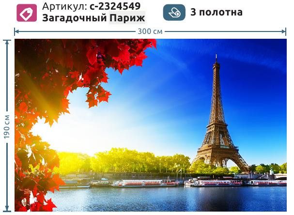 Фотообои Загадочный Париж 300*190 CITY