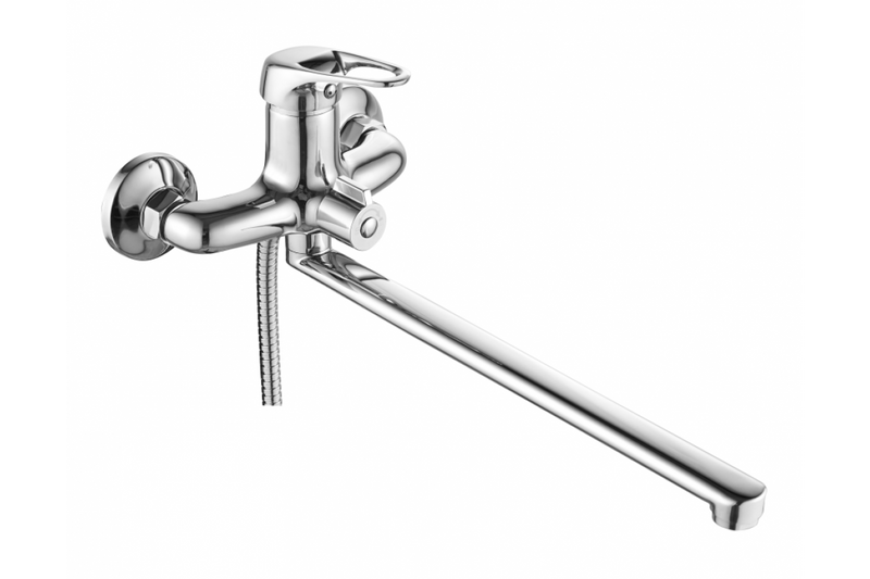 Смеситель ванн Rainsberg R3463F хром длин.нос