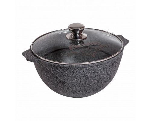 Казан 6л  PREMIUM GREY ст.крышка д-28см Мечта