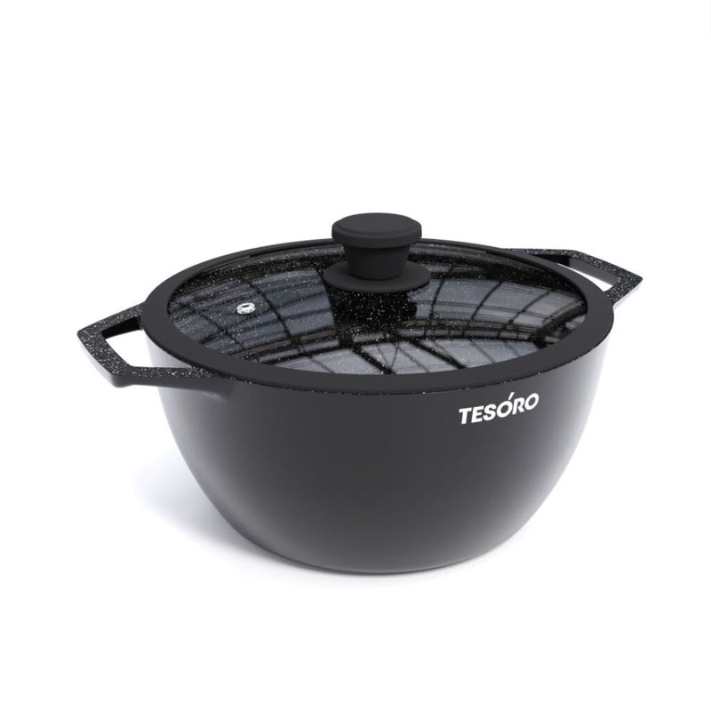 Кастрюля "Tesoro Florence" 4л черная 