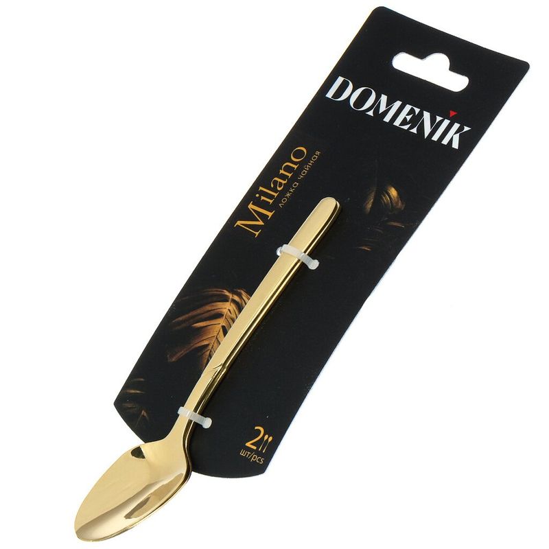 Ложка чайная нерж 2шт Domenik Milano  