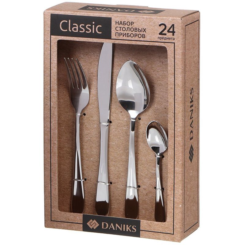 Набор д/стол прибор 24пр Daniks Classic