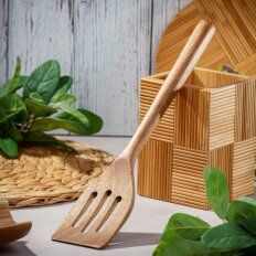 Лопатка кулинарная акация с прорез UT42734A5