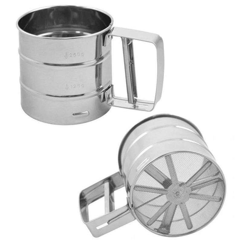 Кружка-сито нерж. RGS-Z4471-S, д/муки 10*9,5см