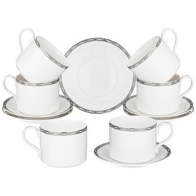 Набор чайный Lefard Glamour 590-467 12пр. 300мл голубой