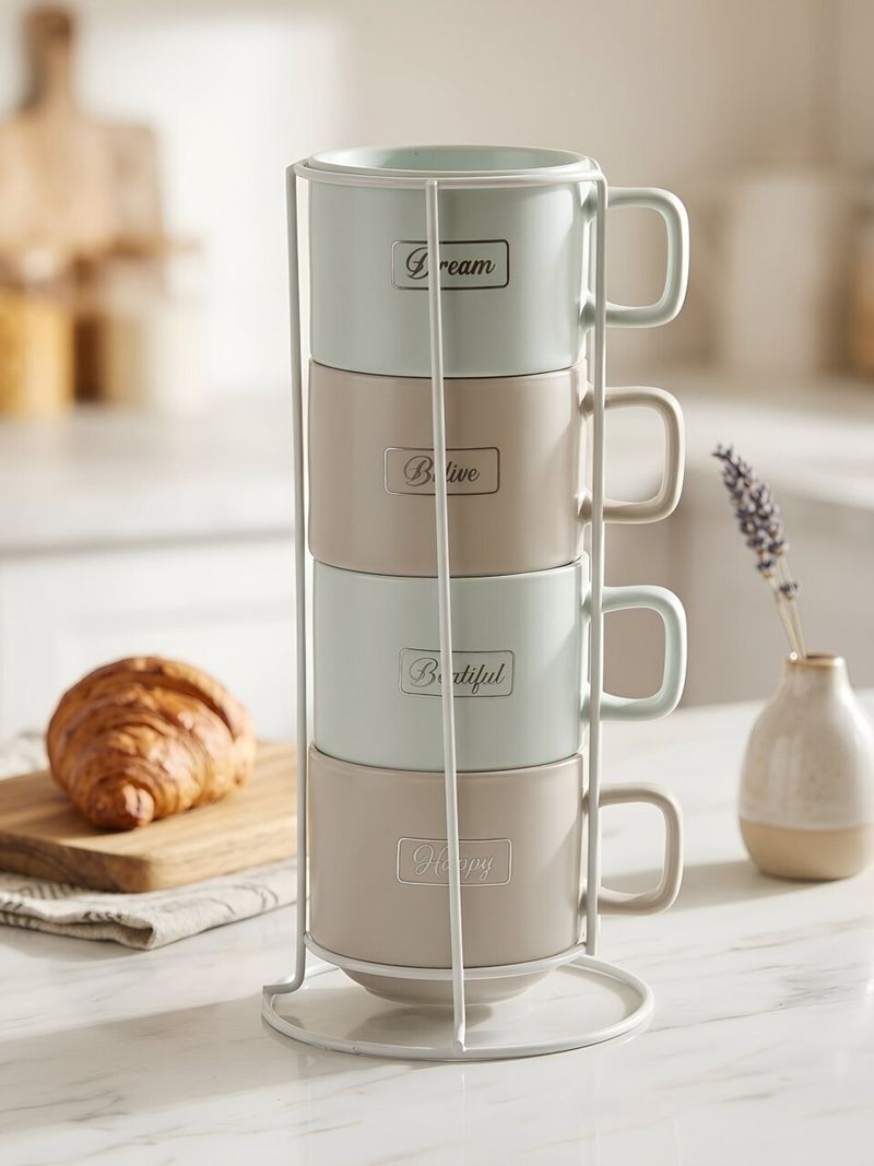 Кружка керамика, 4 шт, 250 мл, Элитный вкус, R649/4655МС