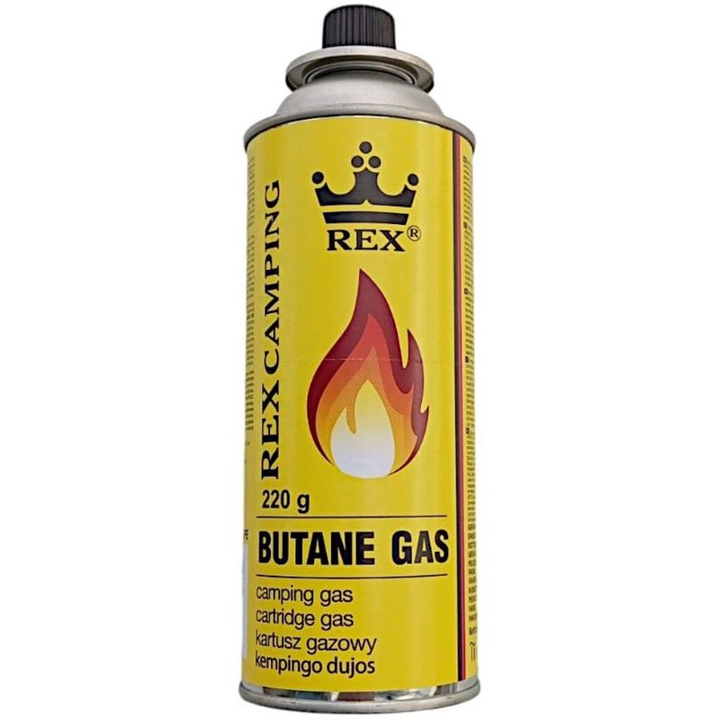Газовый баллон 220гр (400мл) всесезон Rex 