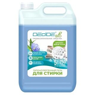 Гель для стирки DECIDE, 5 л, универсальный