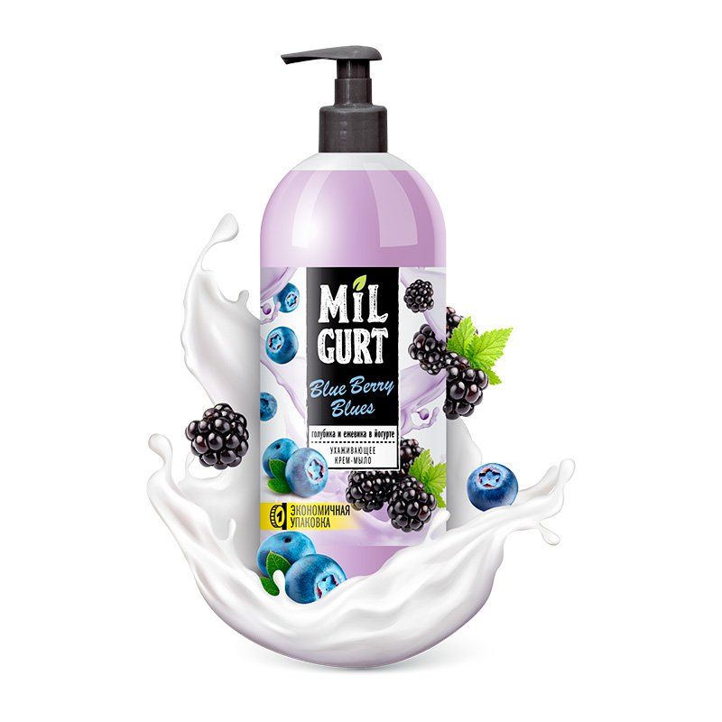 Мыло жидкое ВЕСНА Milgurt 860г ассорти