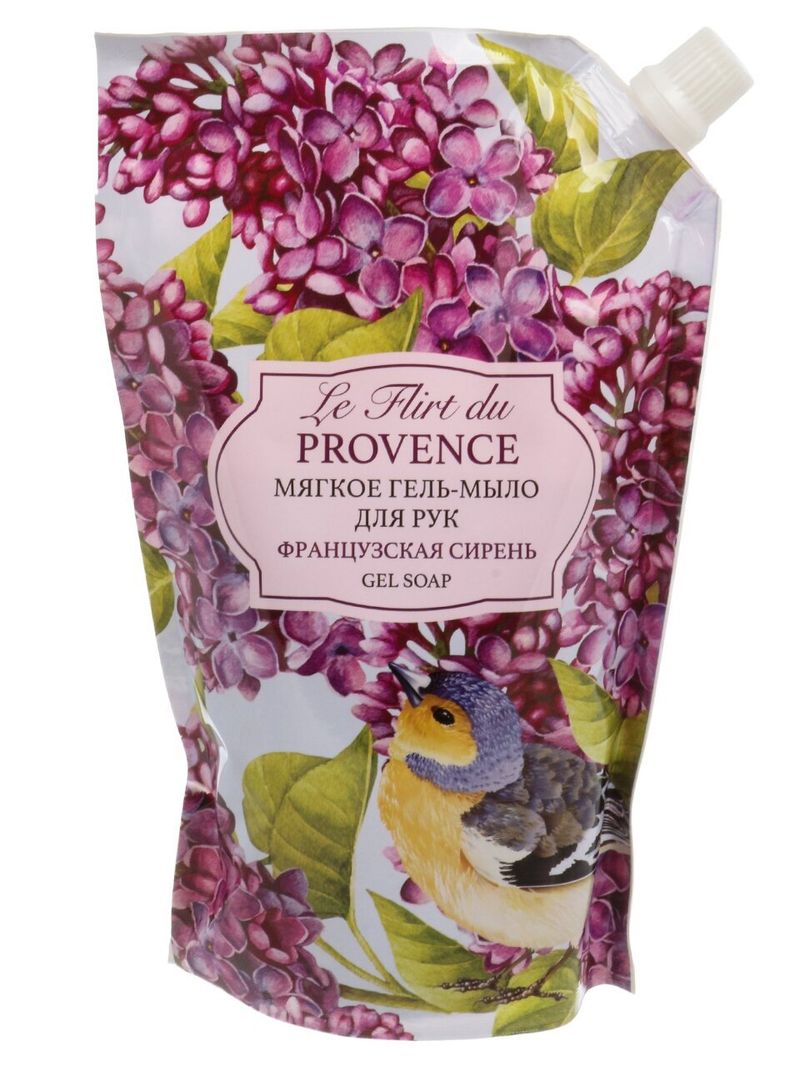 Гель-мыло жидк Le Flirt Du Provence, Французская сирень, 500 мл, дой-пак