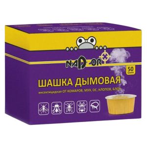 Инс дымов шашка 50гр (от мух,комаров,ос,тараканов,блох)/40/