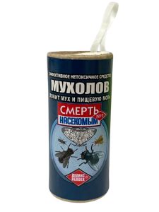 Лента от мух и пищевой моли липкая СМЕРТЬ НАСЕКОМЫМ