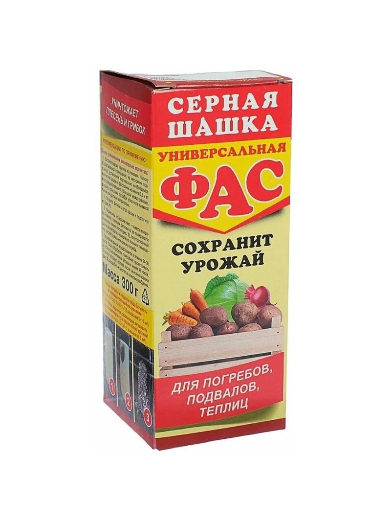 Инс. ФАС Серная шашка, универсальный, шашка, 300 г