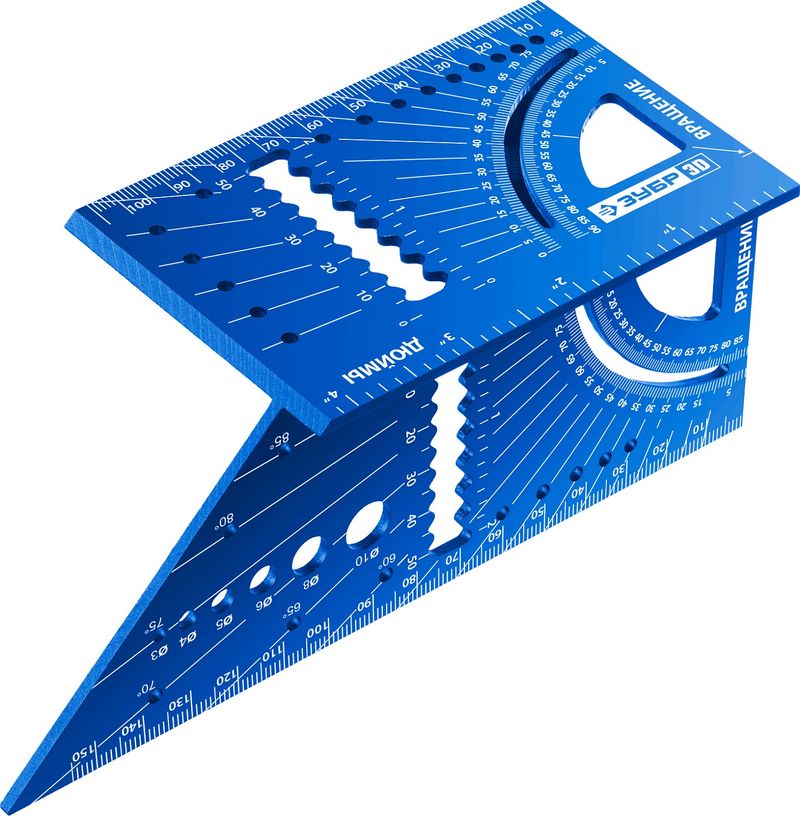 Угольник многофункциональный ЗУБР 3D, 7в1