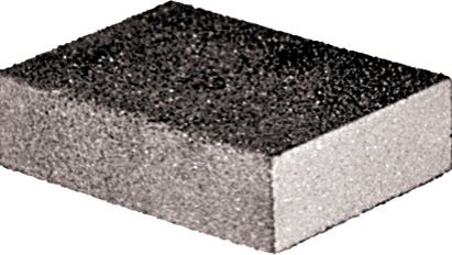 Губка шлиф алюминий-окс 100х70х25 мм, средн жест  Р 80/ Р 120 FIT