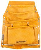 Сумка поясная д/инструм, натур. кожа STAYER 38505