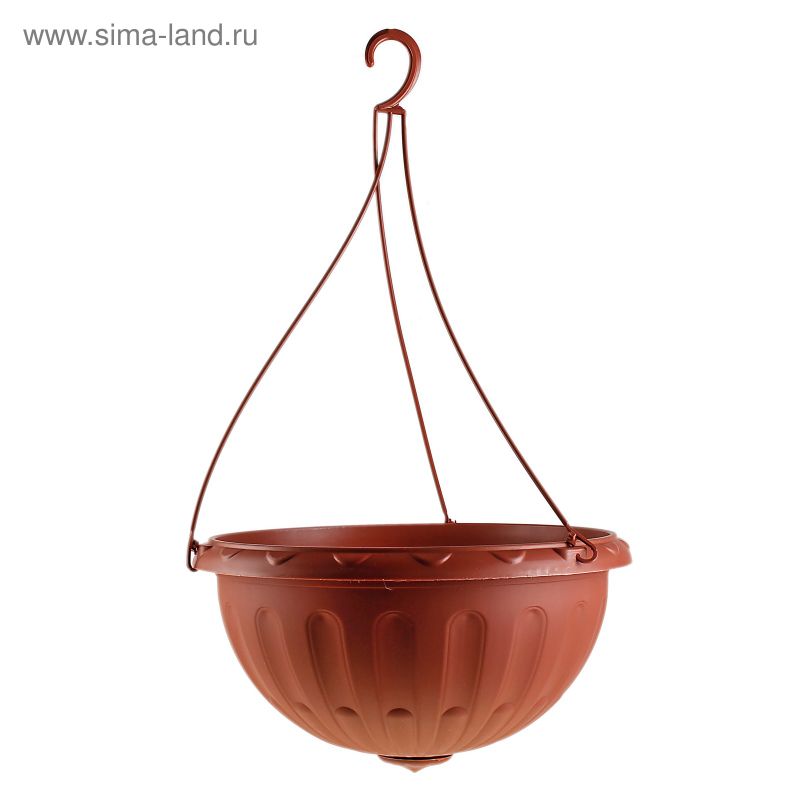 Кашпо Джулия 8л подвесн М1609 корич Башкирия
