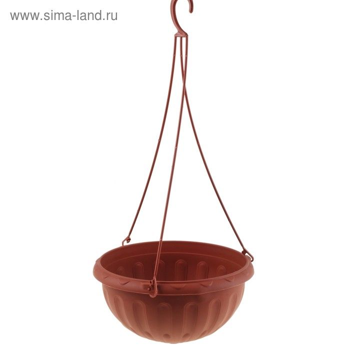 Кашпо Джулия 3,5л подвесн М1608 коричн Башкирия