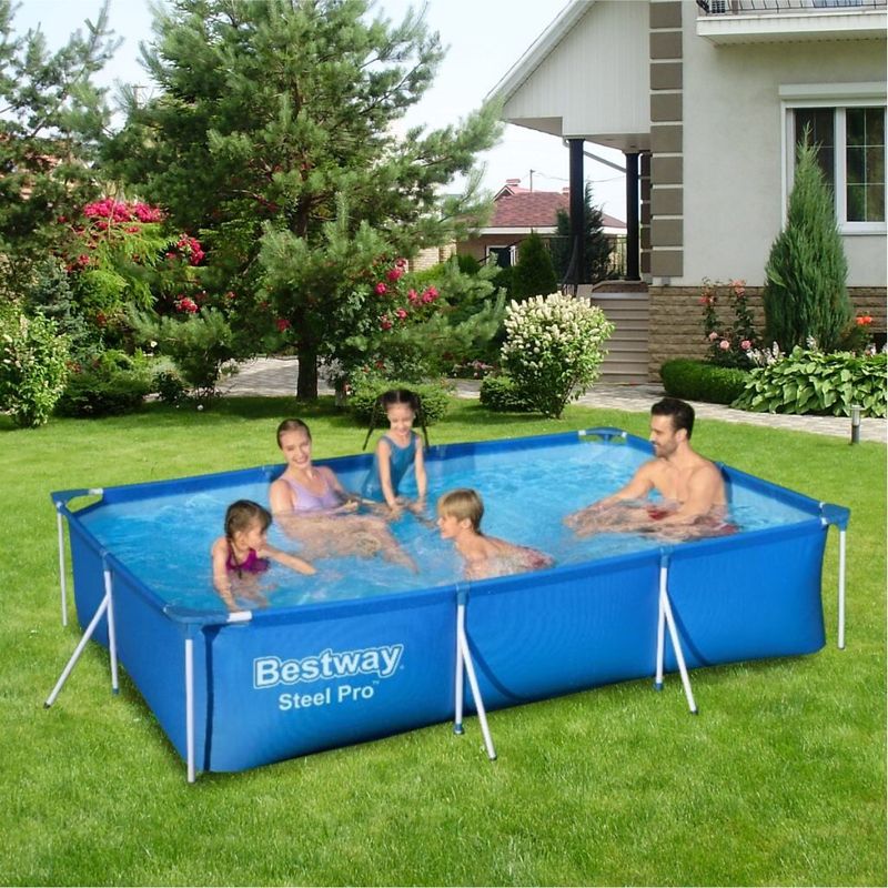 Спорт бассейн КАРКАСНЫЙ 300х201х66см Bestway Steel Pro 3300л 56411 