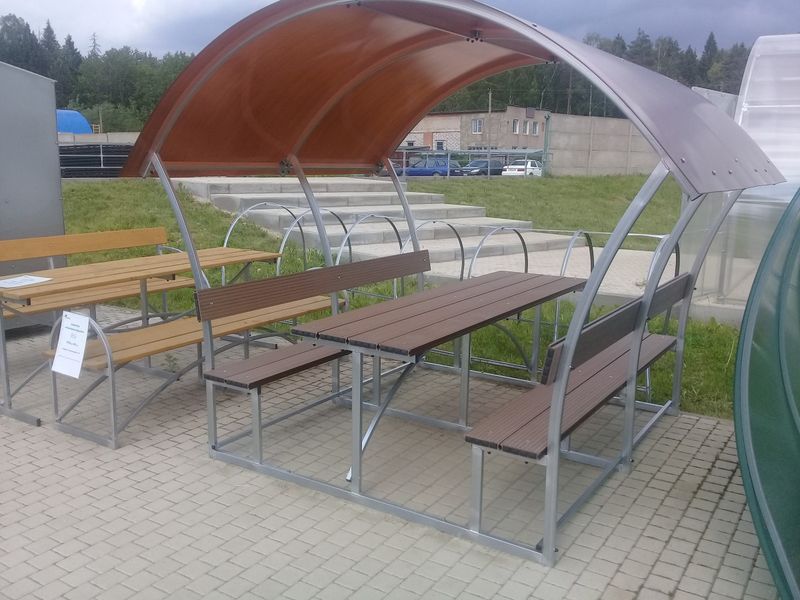 Беседка разборная "Агросфера-Астра" террасная доска