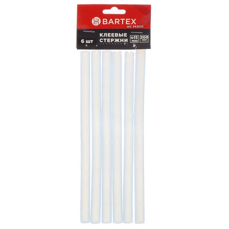 Стержни Bartex клеевые 6шт 11*200мм  