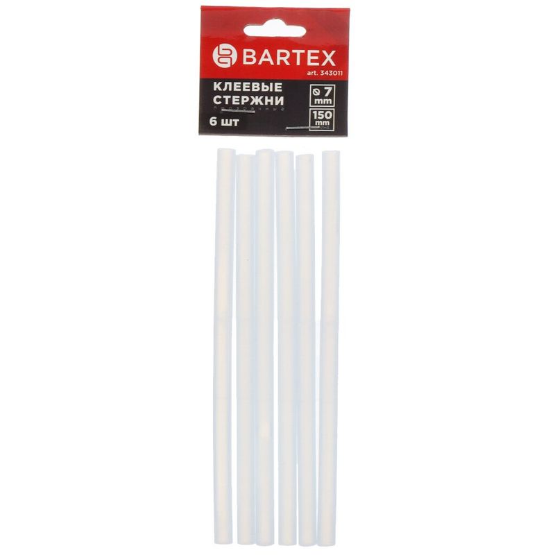 Стержни Bartex клеевые 6шт 7*150мм  