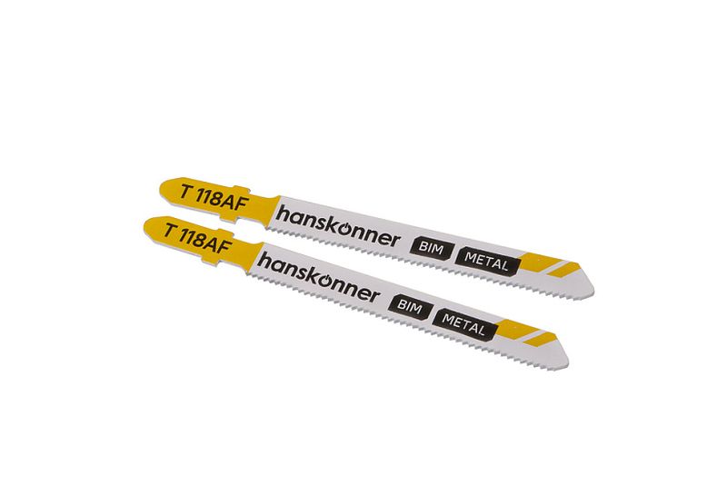 Набор пилок д/эл л. по металлу 2шт T118AF Hanskonner