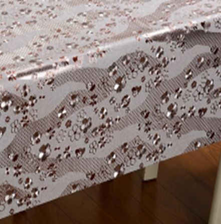Клеенка Tango "Metallic" 0086Y 1,4м*20м (20) серебро на тканой основе
