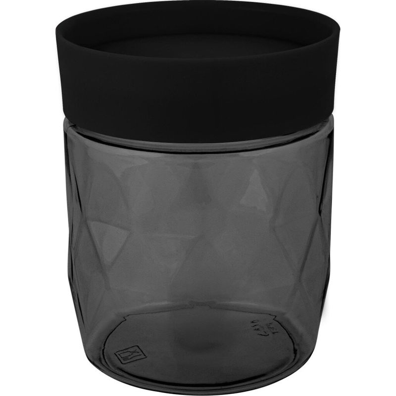 Банка д/сыпучих прод Plast team Black 500мл 