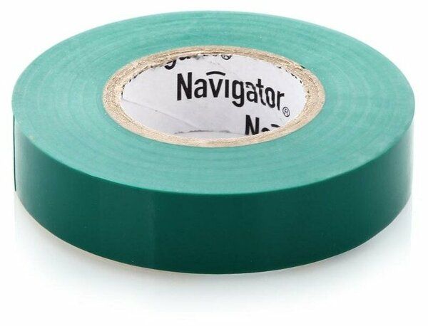 Изолента ПВХ зеленая 15мм*20м Navigator