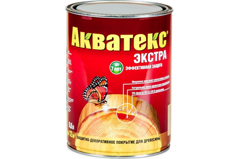 Пропитка Акватекс-Экстра Дуб 0,8л.