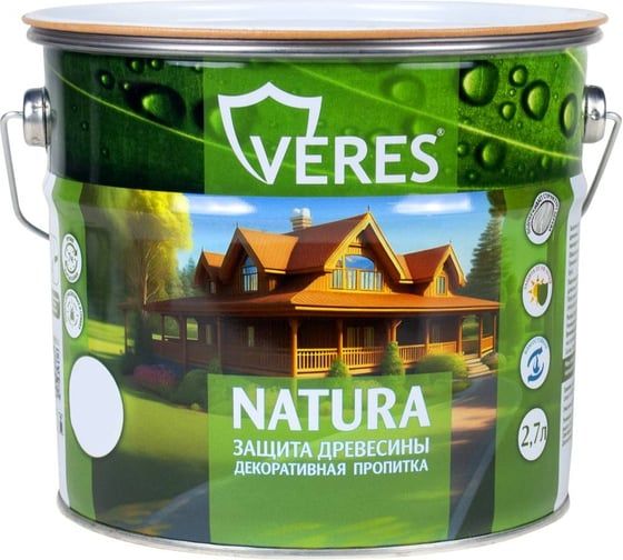 Пропитка Veres Natura дуб 2,7л  