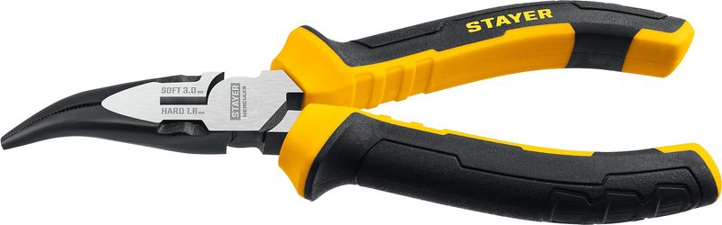 Тонкогубцы STAYER Hercules 160мм изогнутые.