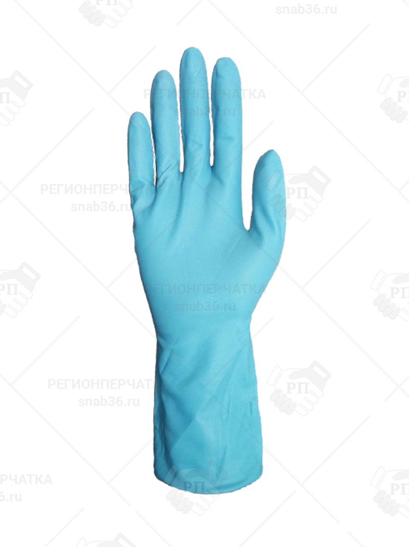 Перчатки резин Дермагрипп синие (XL) (код 80)