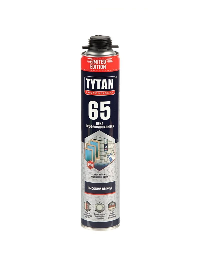Пена монт Tytan, Limited Edition, проф, 65 л, 750 мл, летняя, 63951