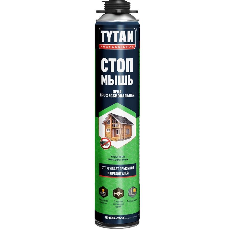 Пена TYTAN Professional Стоп мышь, всесезонная, 750 мл