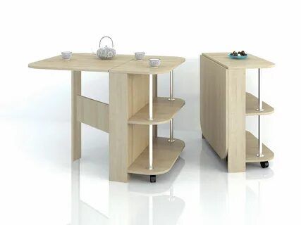 Стол-книжка "Бабочка" дуб сонома 410(1100)*800*750 ВTS 